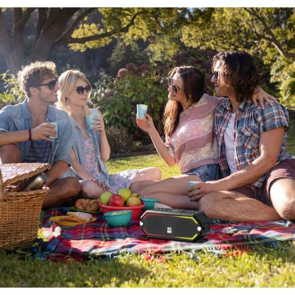 Open Box - Altec Lansing -  HydraBlast Bluetooth Spea Blue - Picture 5 of 7